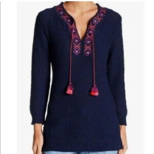 Tommy Bahama Eden Bay Tassel Tunic Size Small